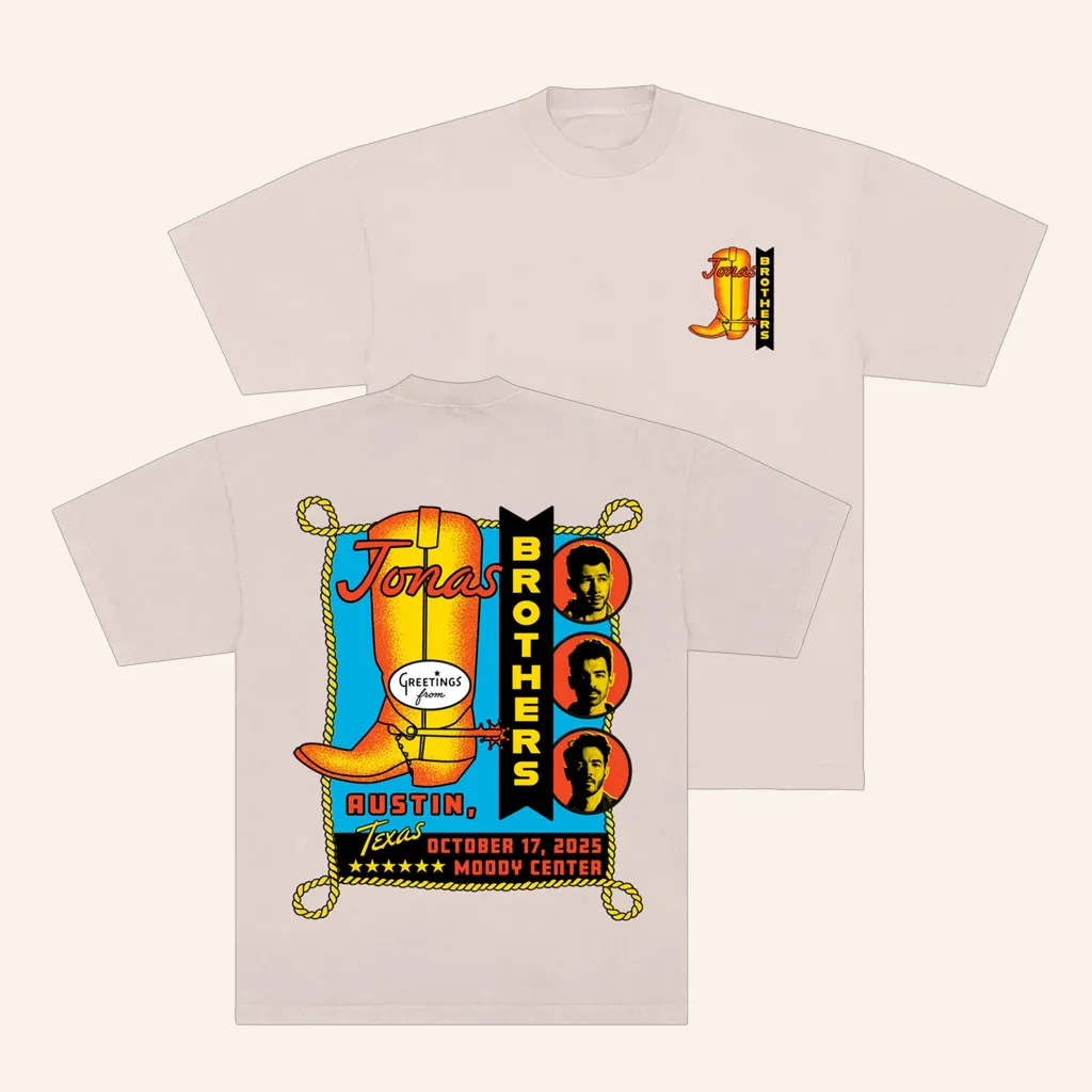 Jonas Brothers Merch Greetings From Your Hometown Austin TX TShirt Gifts For Him