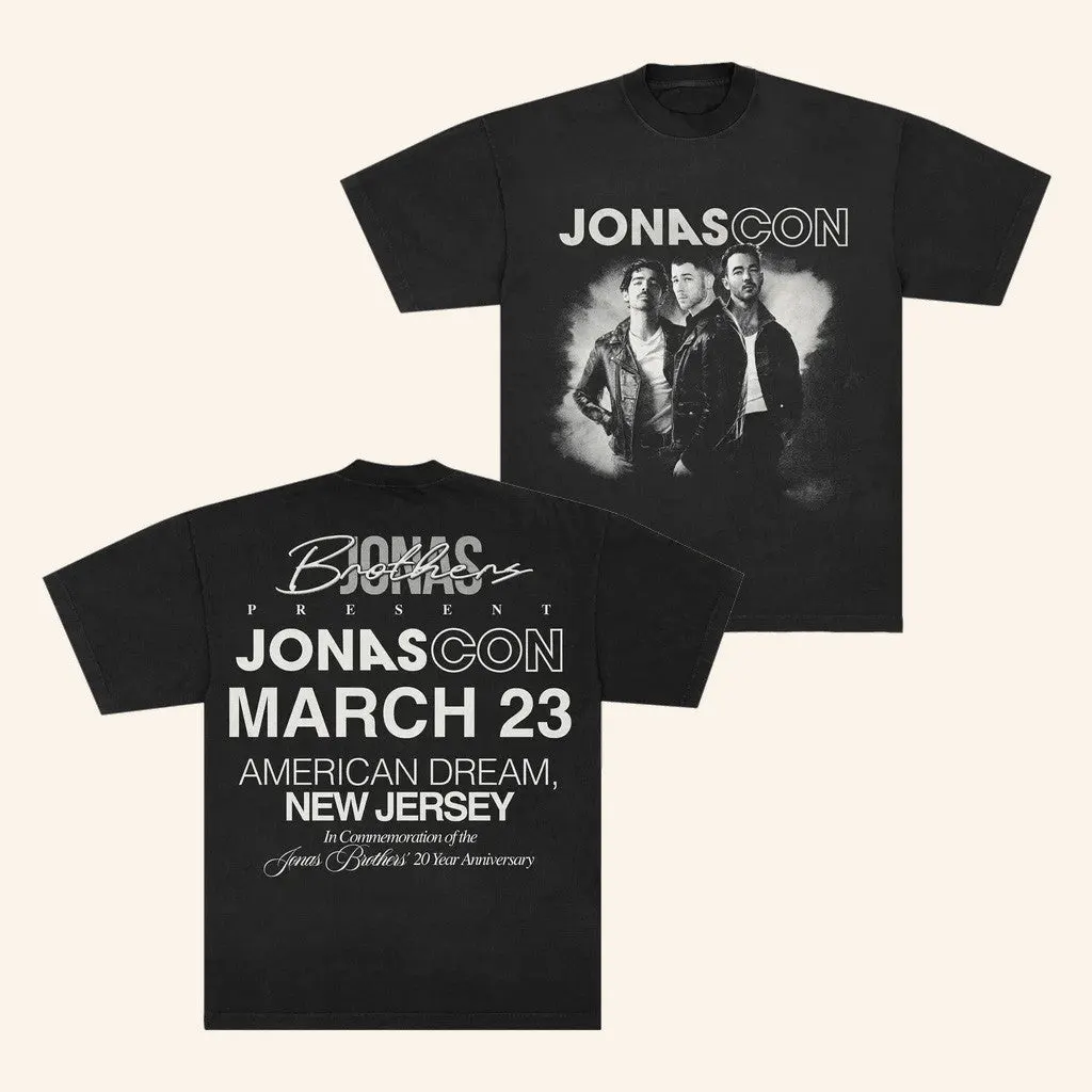 Jonas Brothers Merch Jonascon Event TShirt Gifts For Fans