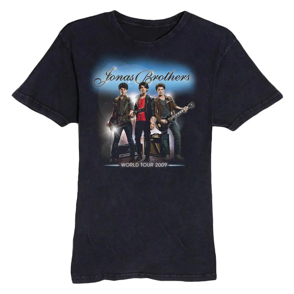 Jonas Brothers Merch Vintage World Tour 2009 TShirt Gifts For Fans