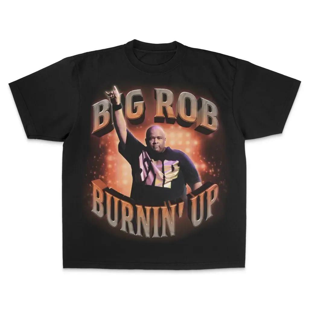 Jonas Brothers Tour Merch 2025 Big Rob Burnin Up TShirt Gifts For Pop Lovers