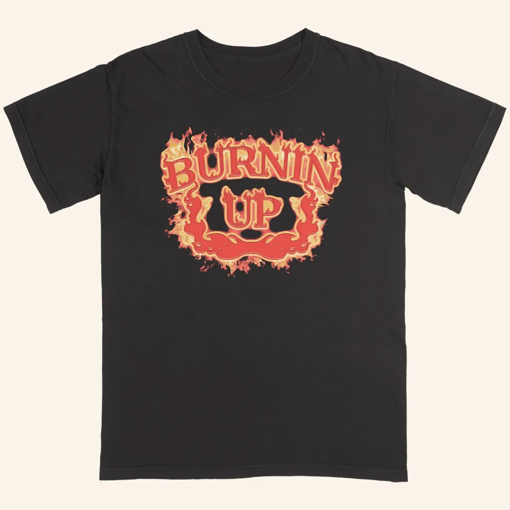 Jonas Brothers Tour Merch 2025 Burnin Up Vintage Flames TShirt Christmas Gifts For Pop Lovers
