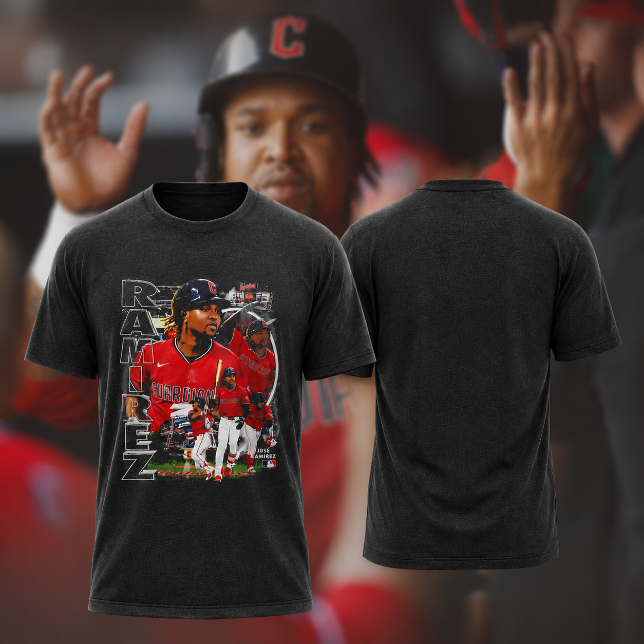 José Ramírez Cleveland Guardians Graphic T Shirt Baseball Fan Vintage Sports Unisex Tee