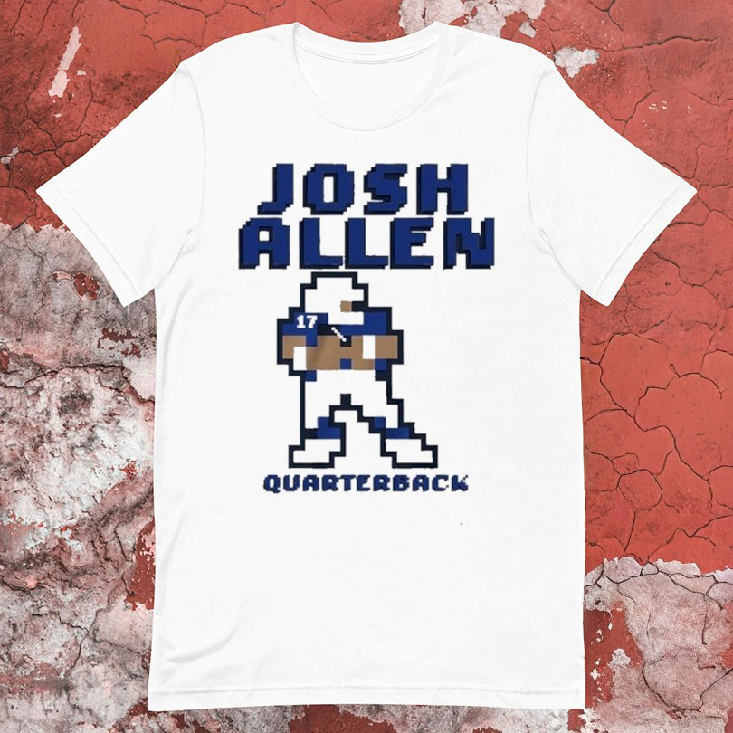 Josh Allen Buffalo Bills Quarterback Baller 8Bit TShirts