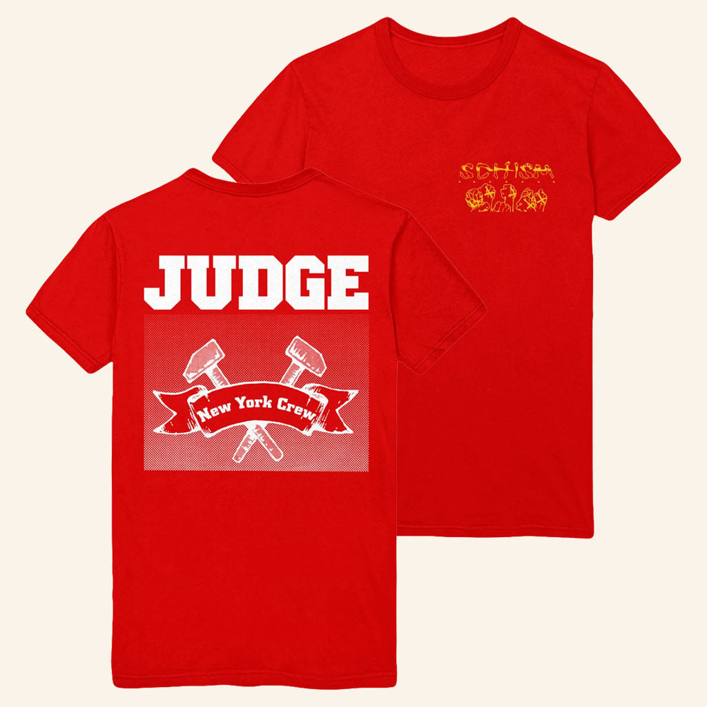 Judge Merch 2026 Schism Records TShirt New York Crew Judge Shirt Present For Husband