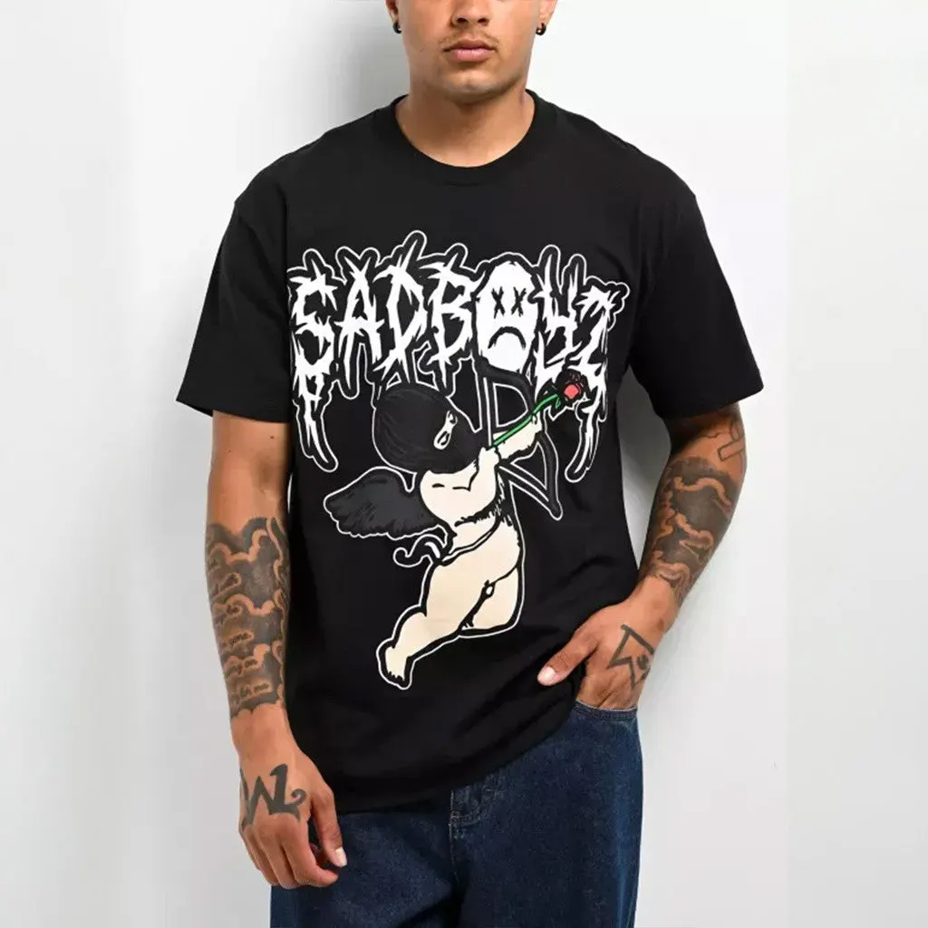 Junior H Sad Boyz Merch Arrow Black TShirt Gifts For Him