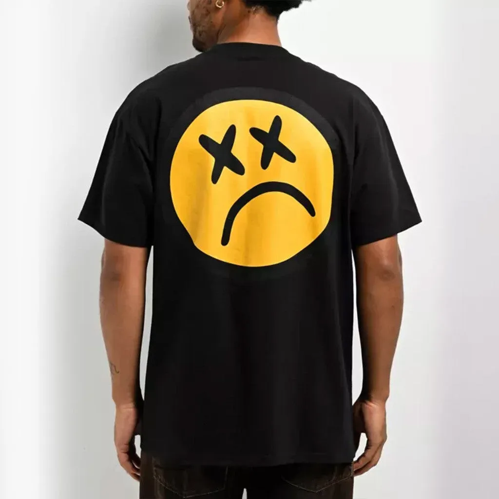 Junior H Sad Boyz Merch Sad Boyz Black Frown TShirt Husband Gifts