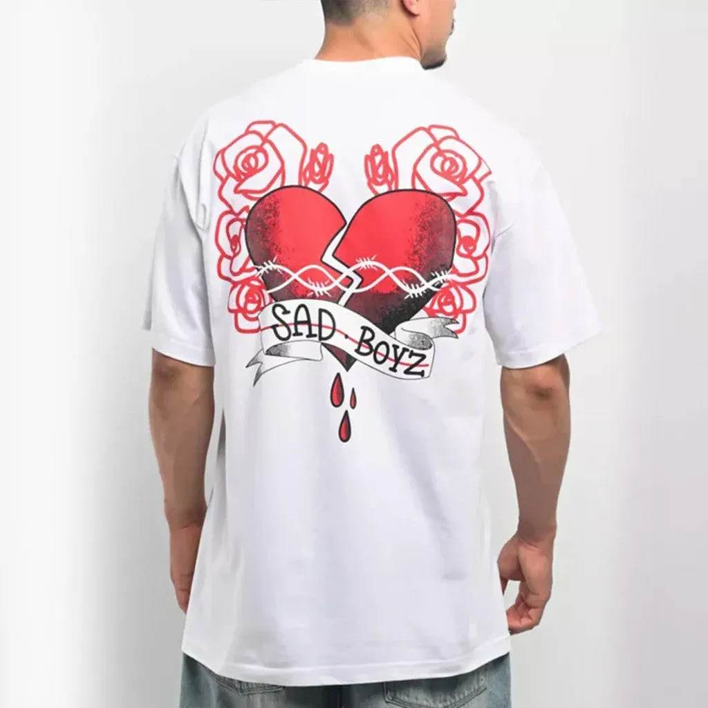 Junior H Sad Boyz Merch Sad Boyz Heart Breaker White TShirt Gifts For Friends