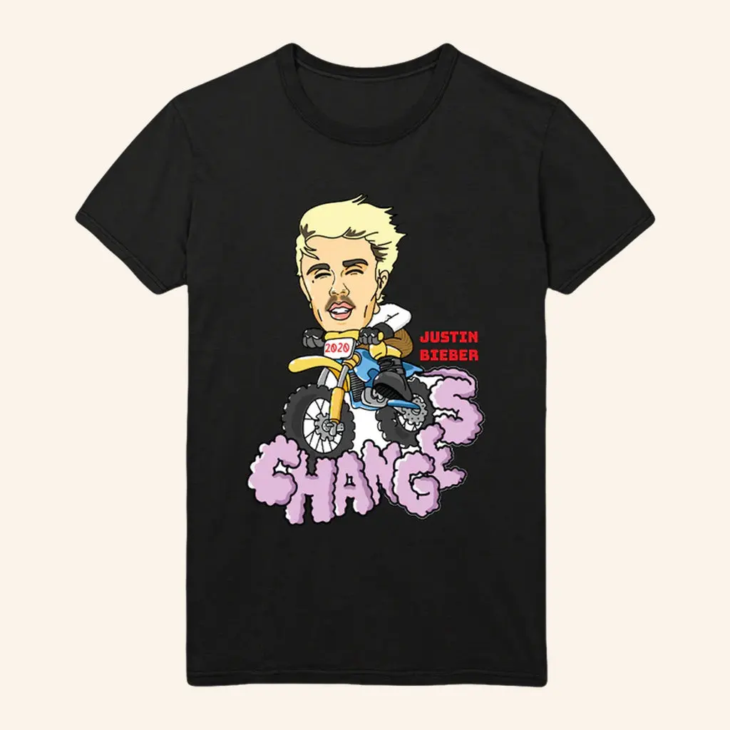 Justin Bieber Merch Changes Motocross Doodle TShirt Birthday Gift Ideas For Him