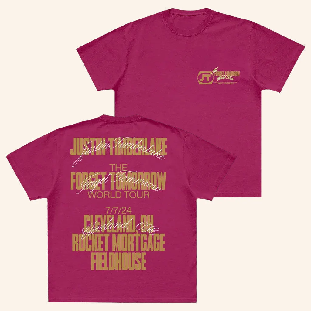 Justin Timberlake Merch Cleveland Tour Event TShirt Present For Her