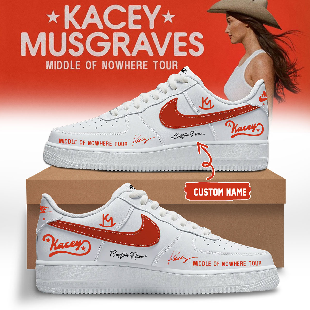 Kacey Musgraves Middle Of Nowhere Tour Exclusive Tour Sneakers