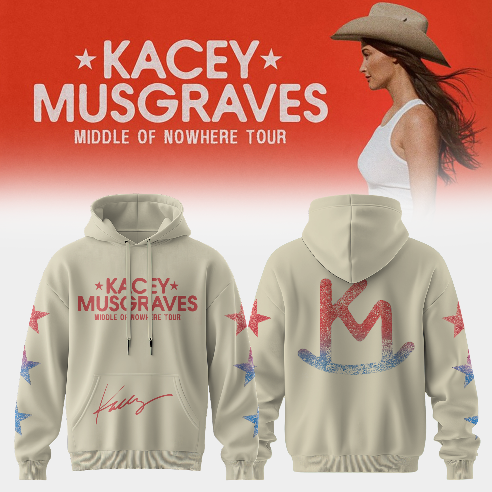 Kacey Musgraves Middle Of Nowhere Tour Premium Fan Hoodie Edition