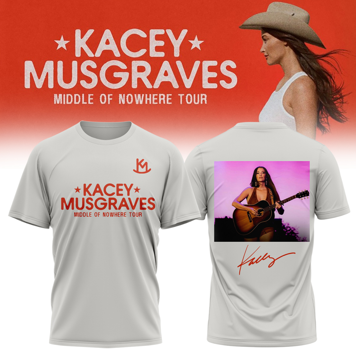 Kacey Musgraves Middle Of Nowhere Tour Premium Graphic T Shirt Collection
