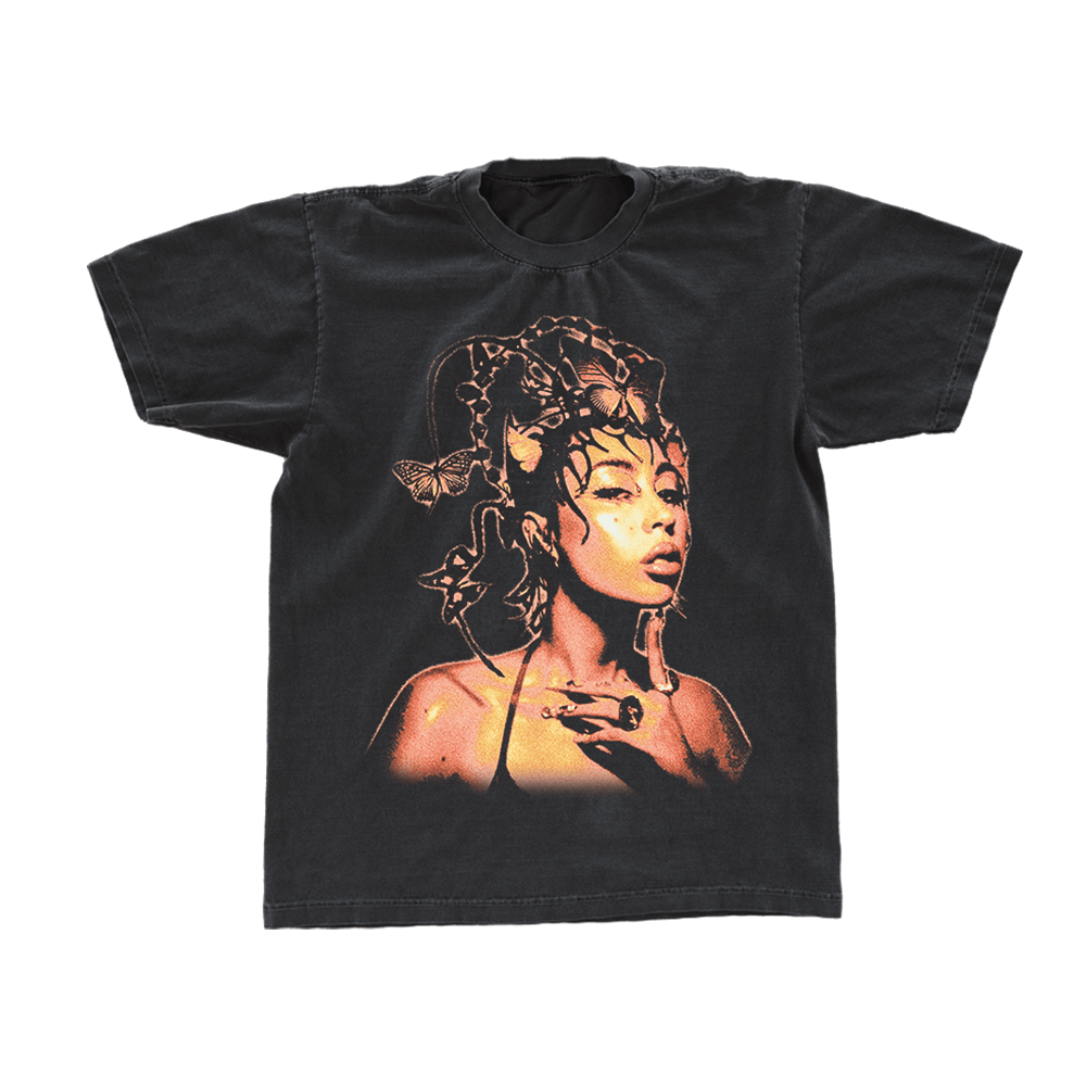 Kali Uchis Merch Red Moon in Venus Black Tour TShirt Good Mothers Day Gifts For Music Fans