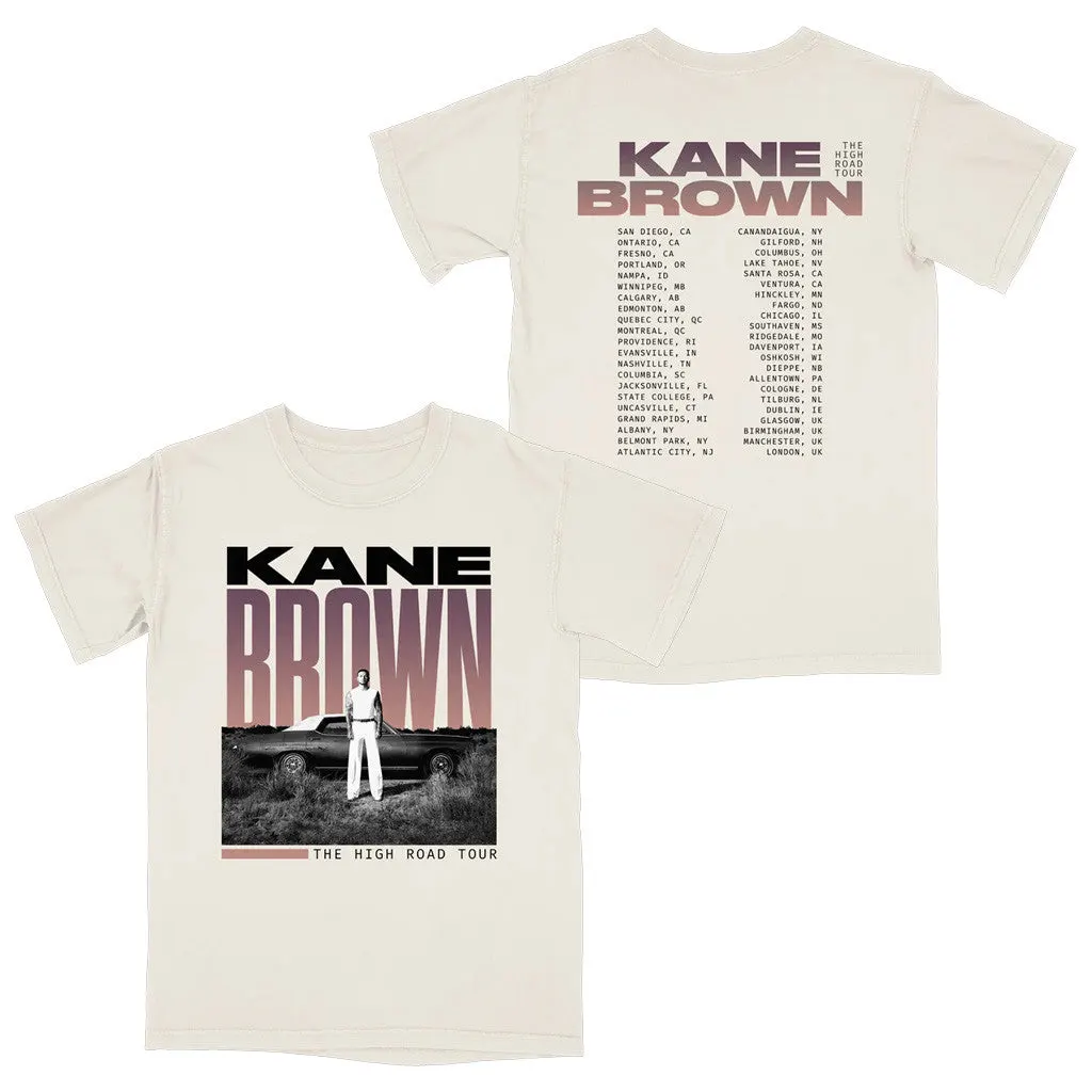 Kane Brown Merch Tour 2025 The High Road Tour TShirt Present For Husband