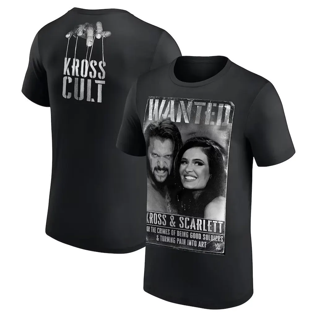 Karrion Kross Merch WWE Karrion Kross Wanted Photo TShirt Best Gifts For Husband