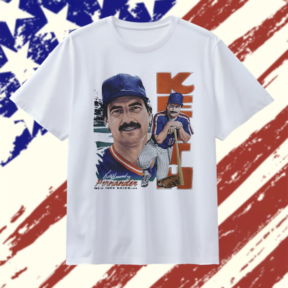 Keith Hernandez New York Mets Vintage Baseball T Shirt