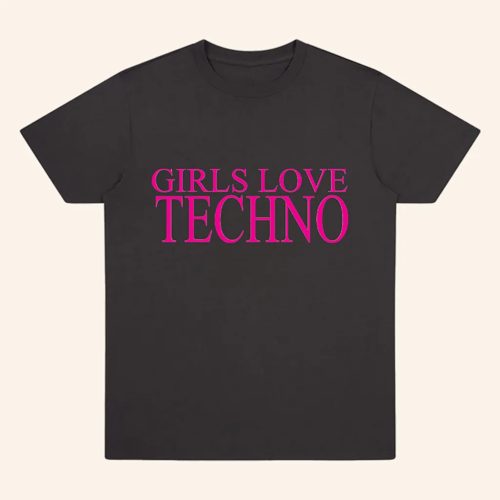 Kelly Lee Owens Merch Girls Love Techno TShirt Christmas Ideas For Wife
