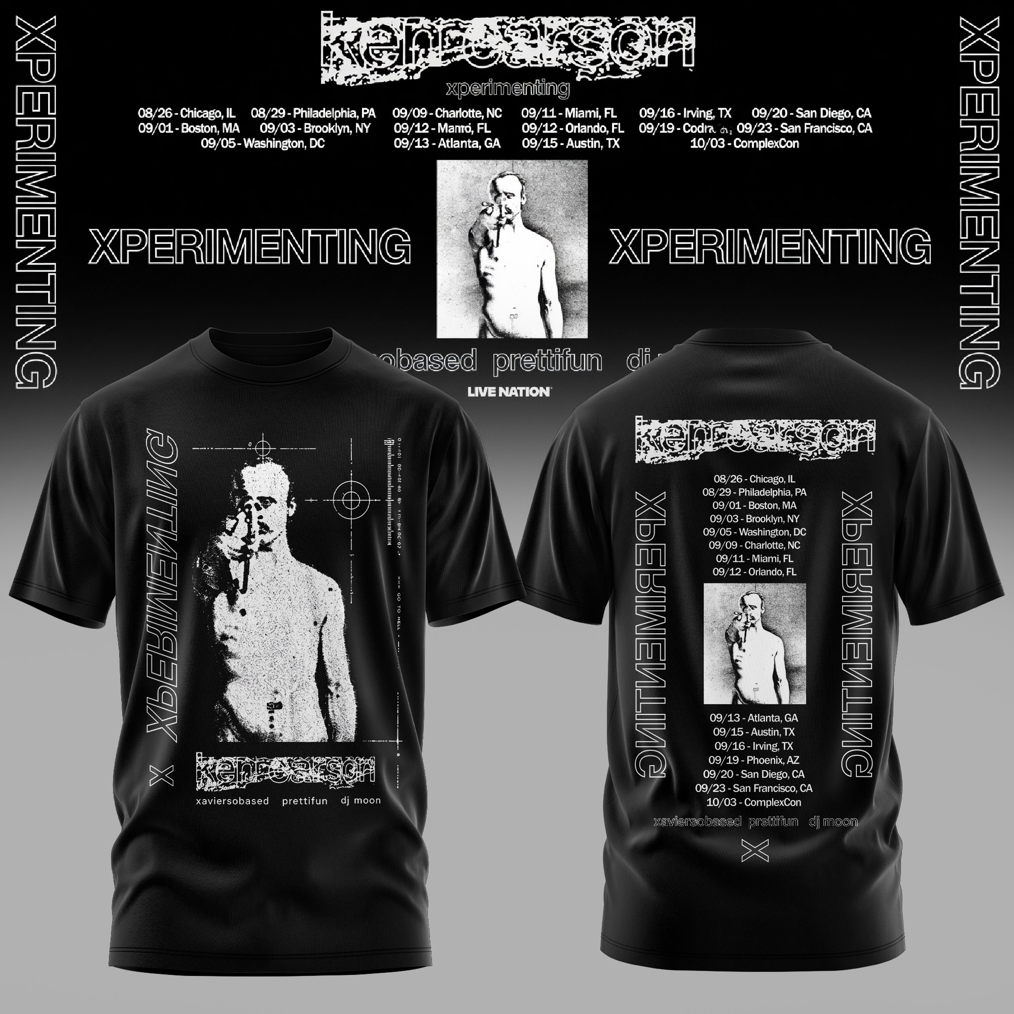 Ken Carson Xperimenting Collection Collector Fan Graphic T Shirt Gifts For Fans