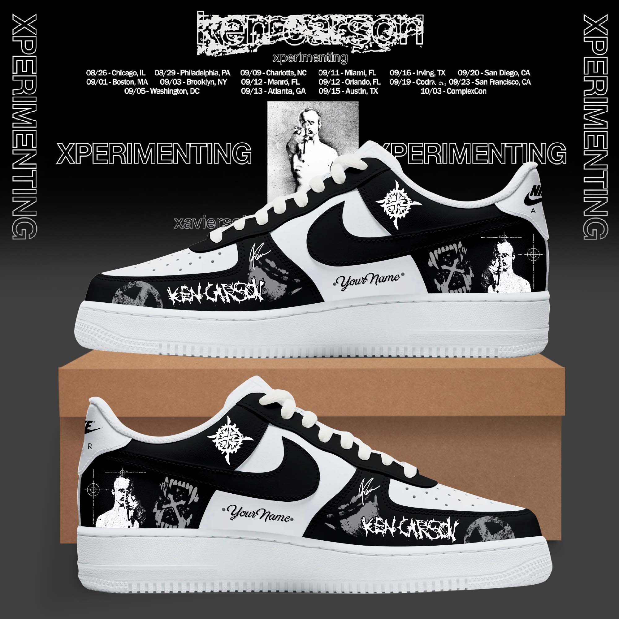 Ken Carson Xperimenting Collection Official Signature Sneakers Collection Gifts For Fans