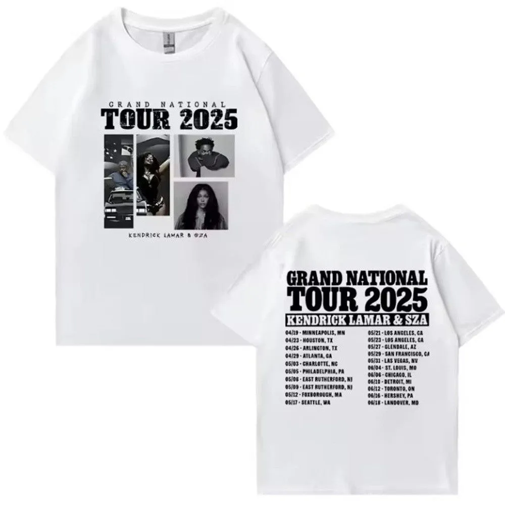 Kendrick And SZA Merch Kendrick Lamar And SZA Grand National Tour 2025 TShirt Gifts For Dad