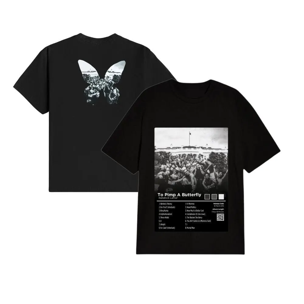Kendrick And SZA Merch Pimp A Butterfly Album TShirt Fathers Day Gifts For Music Fans