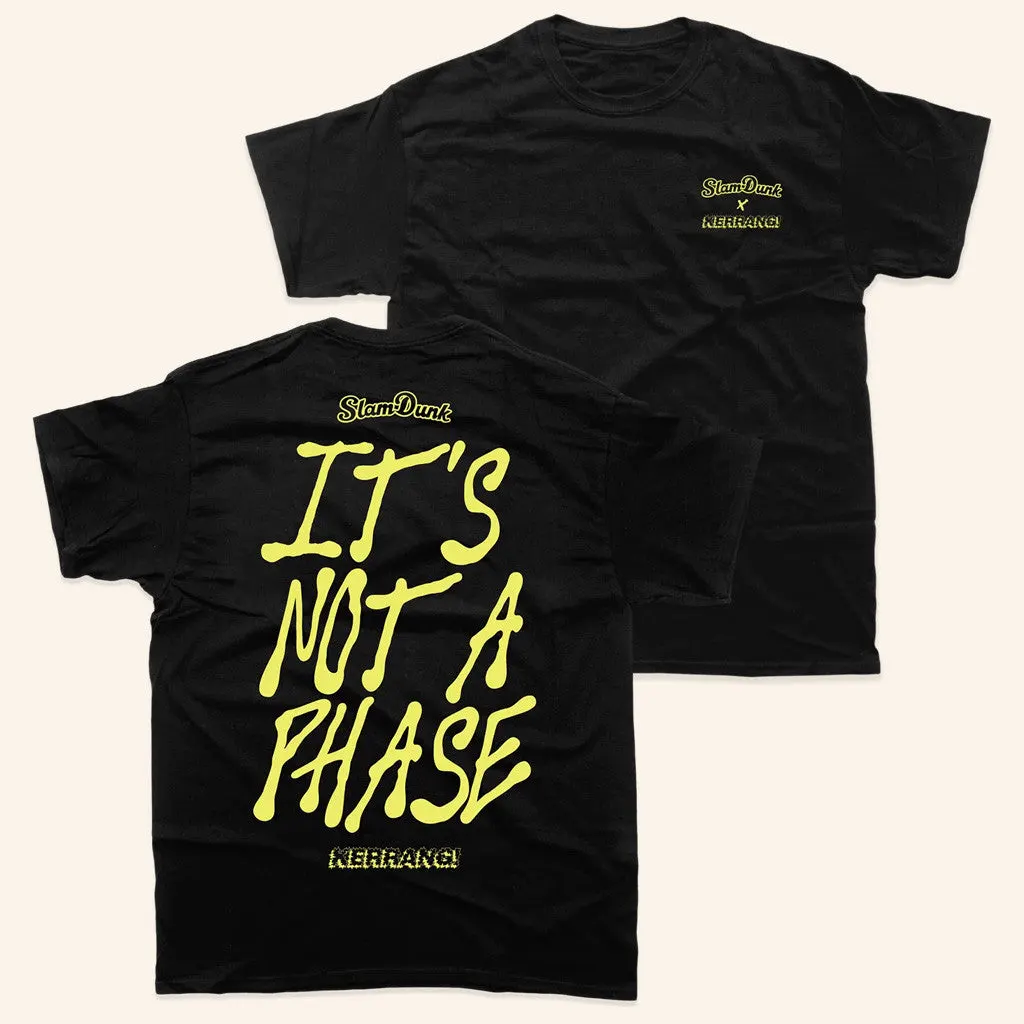 Kerrang Merch Its Not A Phase Black TShirt Meaningful Gifts For Boyfriend
