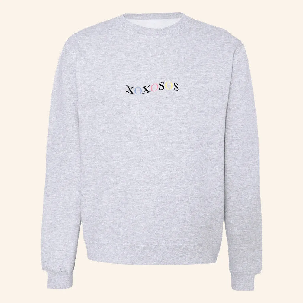 Keshi Tour Merch XOXOSOS Grey Crewneck Sweatshirt Gifts For Her