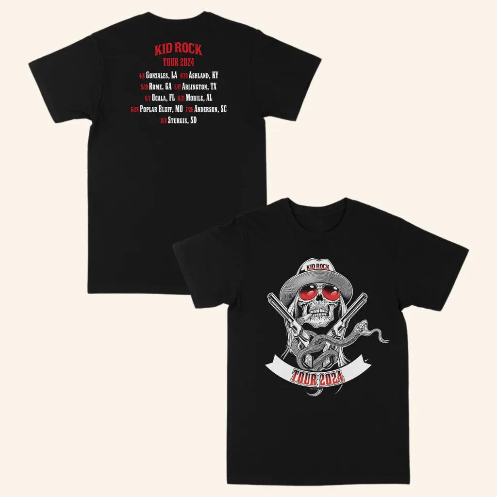 Kid Rock Merch No Snowflakes 2024 Tour TShirt Gift Ideas For Music Lovers