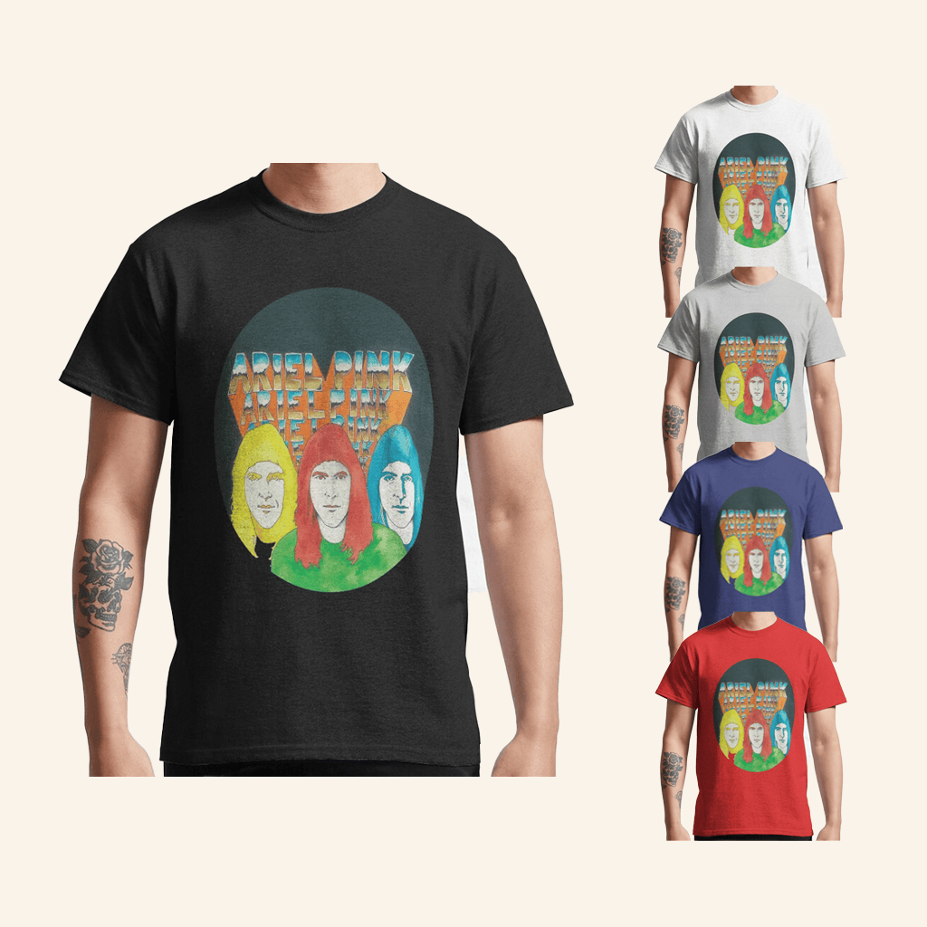 King Gizzard Merch Ariel Pink TShirt Gift Ideas For Fans