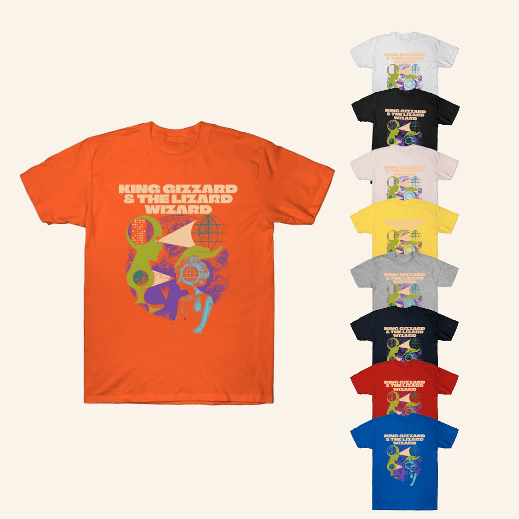 King Gizzard Merch King Gizzard And The Lizard Wizard Psychedelic Fan TShirt Friends Gifts