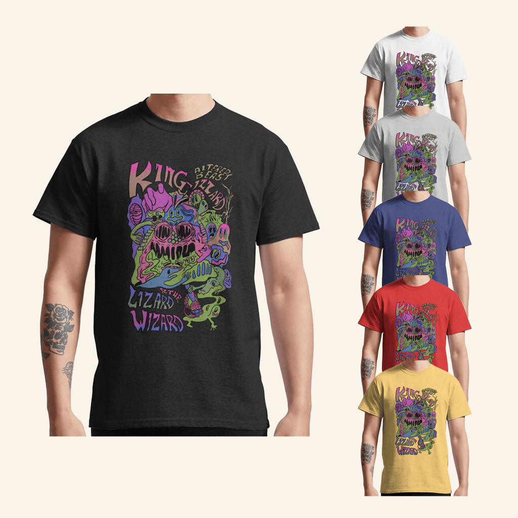 King Gizzard Merch King Gizzard TShirt Music Lover Gifts For Him