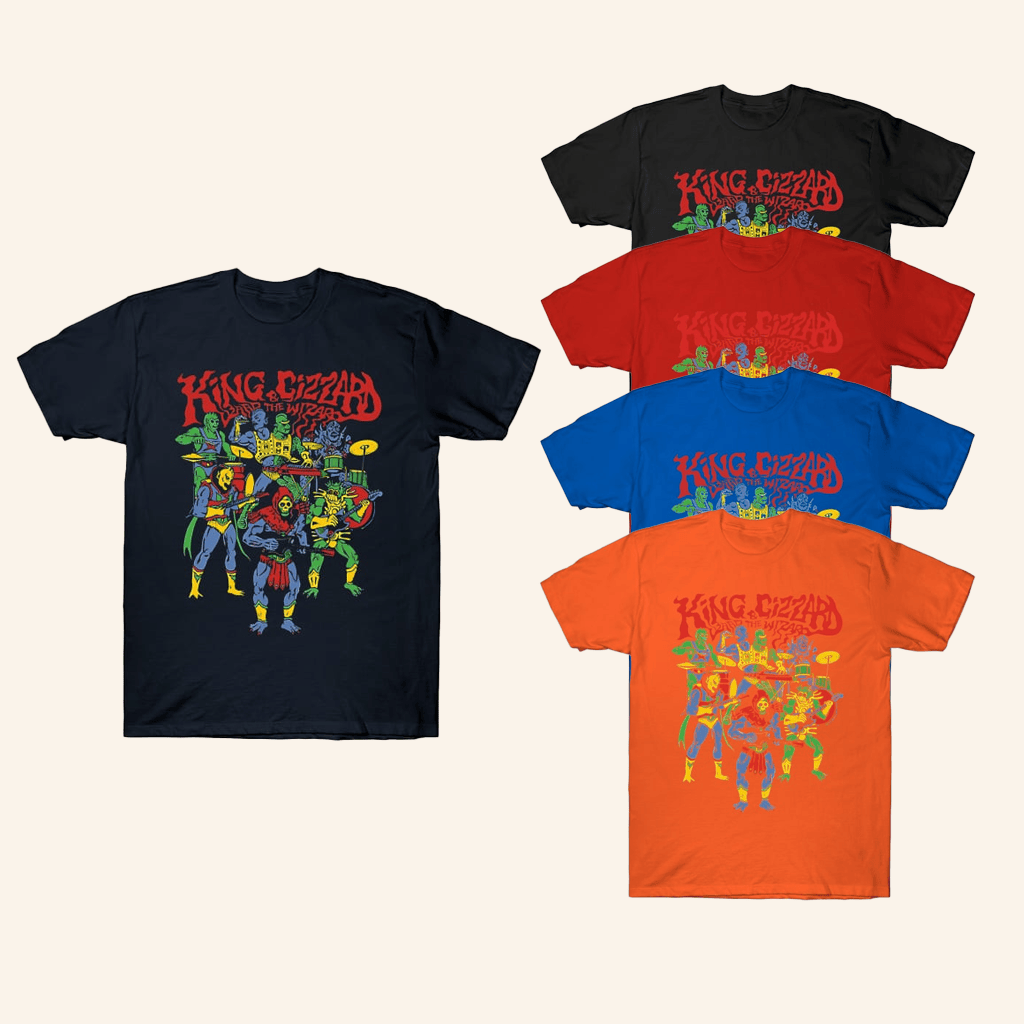 King Gizzard Merch King Gizzard The Lizard Wizard TShirt Gift Ideas For Dad