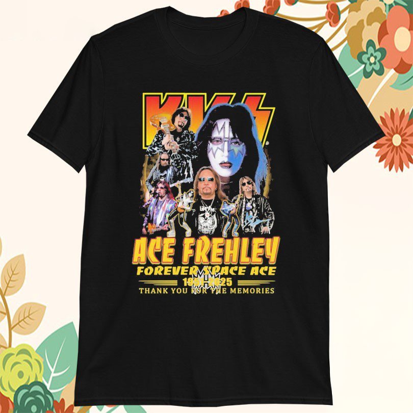Kiss Ace Frehley Forever Space Ace 1951 2025 Thank You For The Memories Tshirts