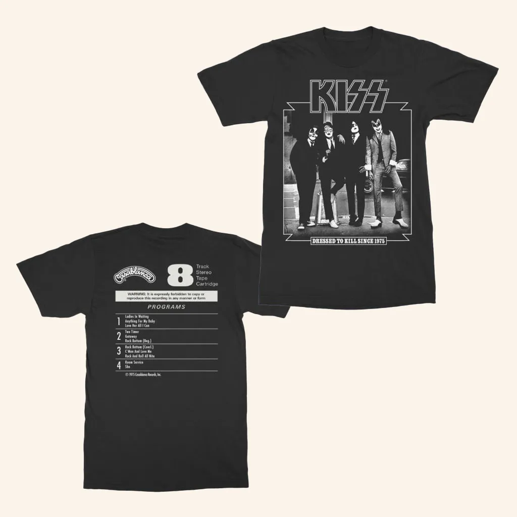Kiss Merch Dressed To Kill Since 1975 TShirt Christmas Gifts For Rock Lovers