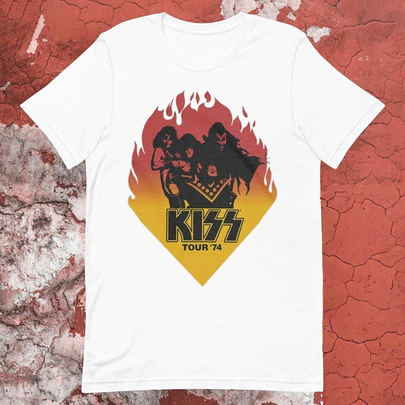 Kiss Tour 74 Midday Sun Tshirts
