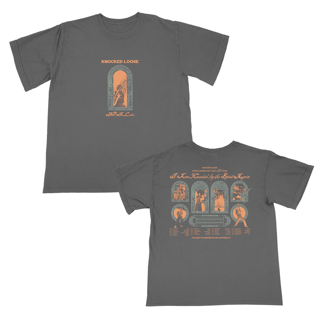 Knocked Loose Merch Knocked Loose I Am Haunted 2024 Tour TShirt Top Fathers Day Gifts