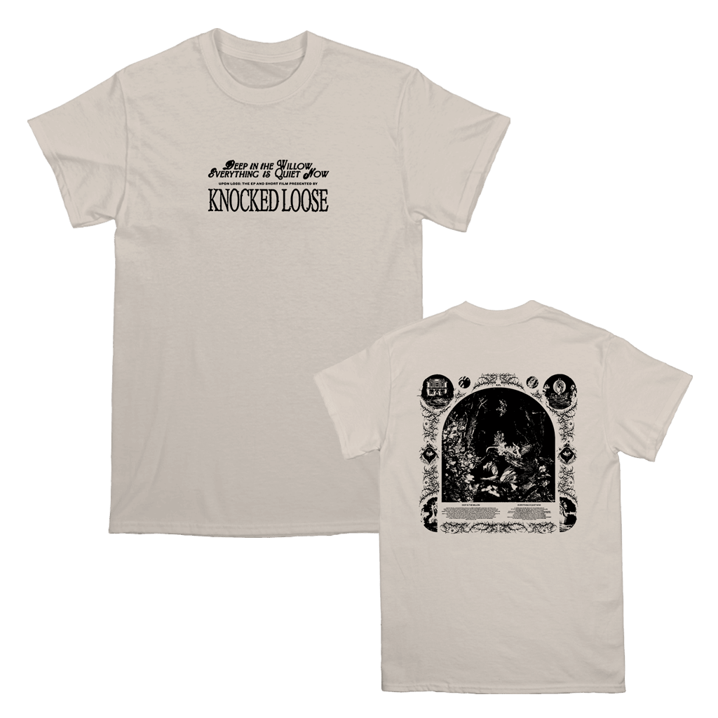 Knocked Loose Merch Knocked Loose Quiet Now Ivory TShirt Dad Gifts For Fathers Day 2025