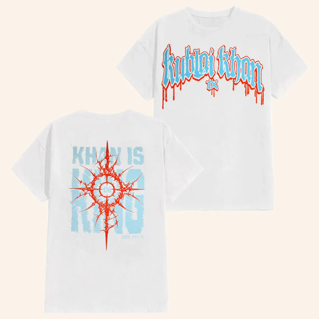 Kublai Khan TX Merch King Khan White TShirt Kublai Khan Shirt Christmas Presents For Friends