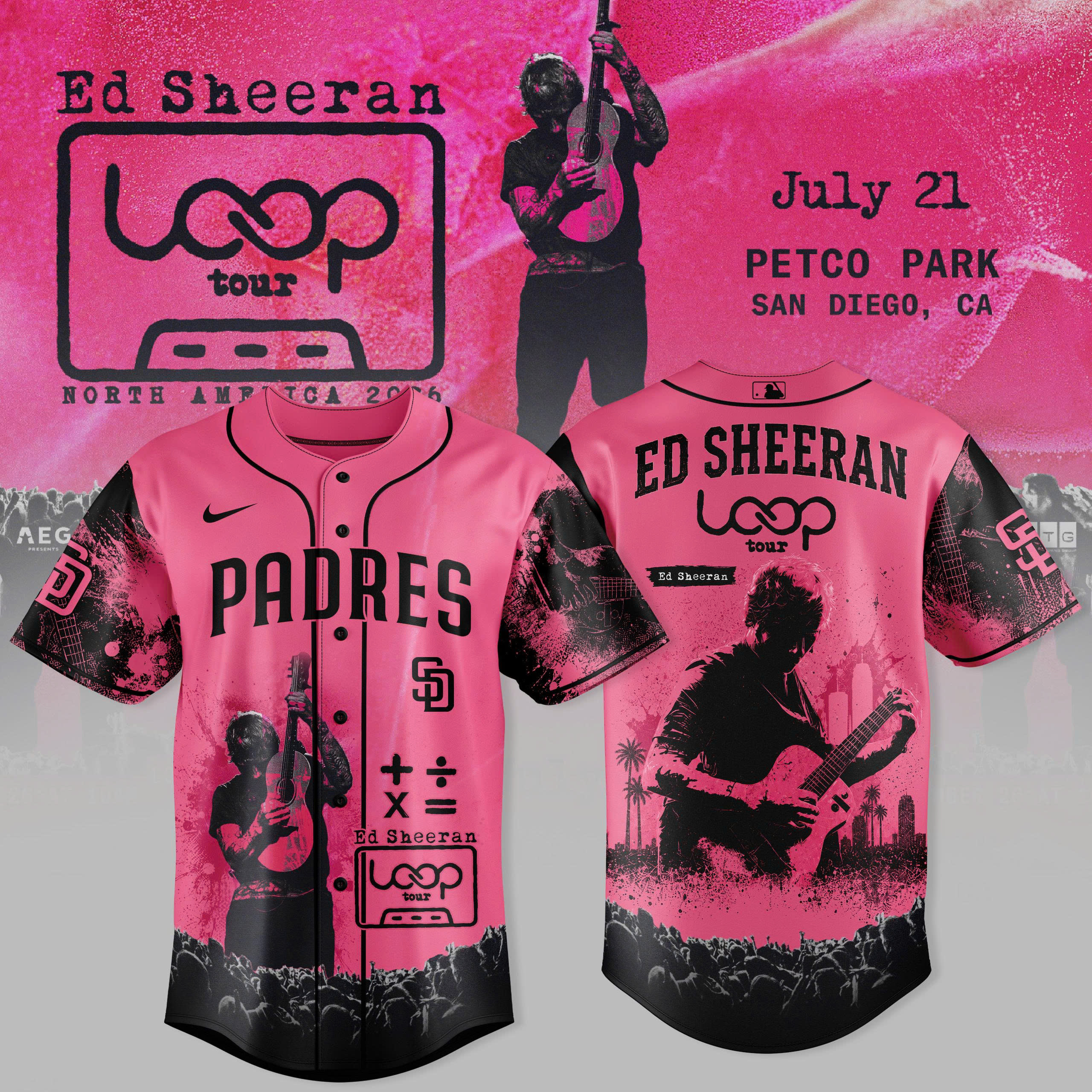 LOOP TOUR x San Diego Edition Limited Baseball Jersey Gift for Fans