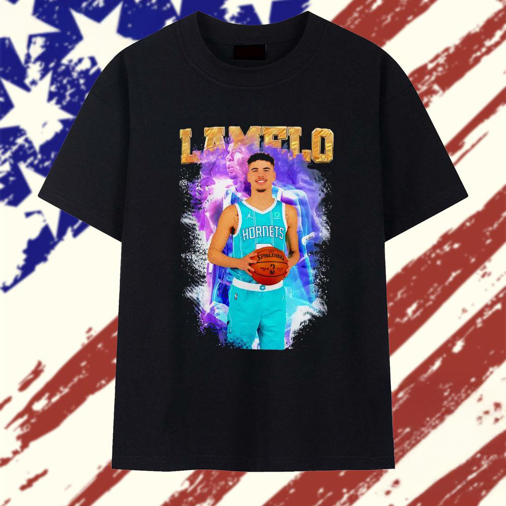 LaMelo Ball Charlotte Hornets Basketball Graphic T Shirt Fan Gift