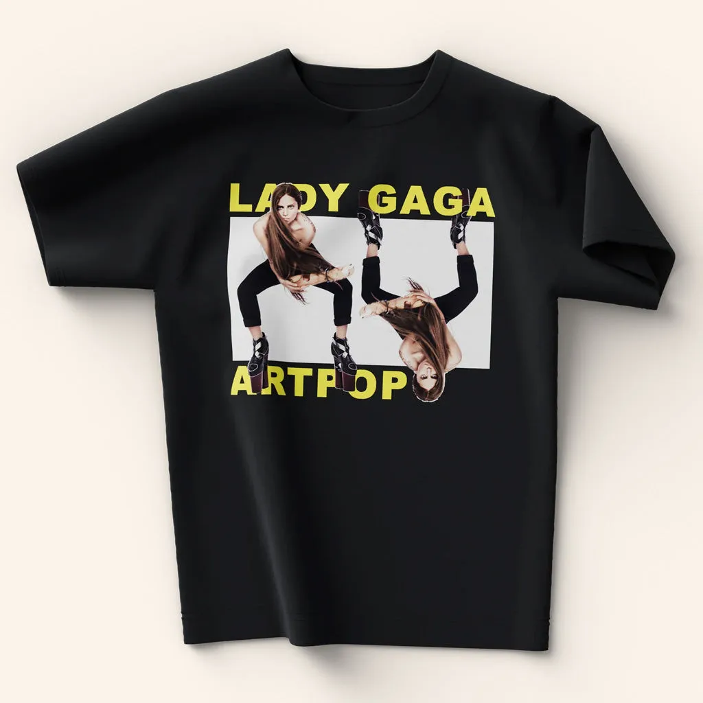Lady Gaga Mayhem Tour Merch 2025 Concert Shirt ARTPOP Legs Black TShirt Gifts For Wife
