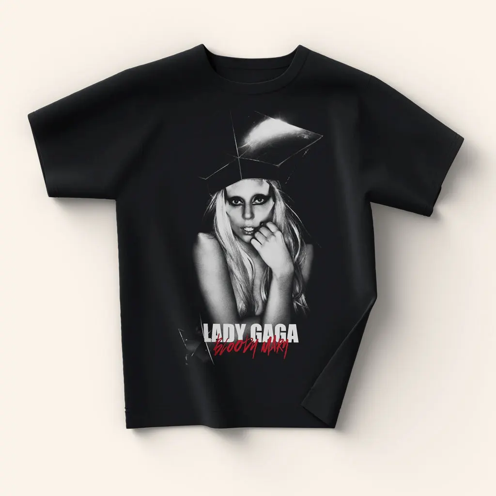 Lady Gaga Mayhem Tour Merch 2025 Concert Shirt Bloody Mary Photo TShirt Gifts For Mom