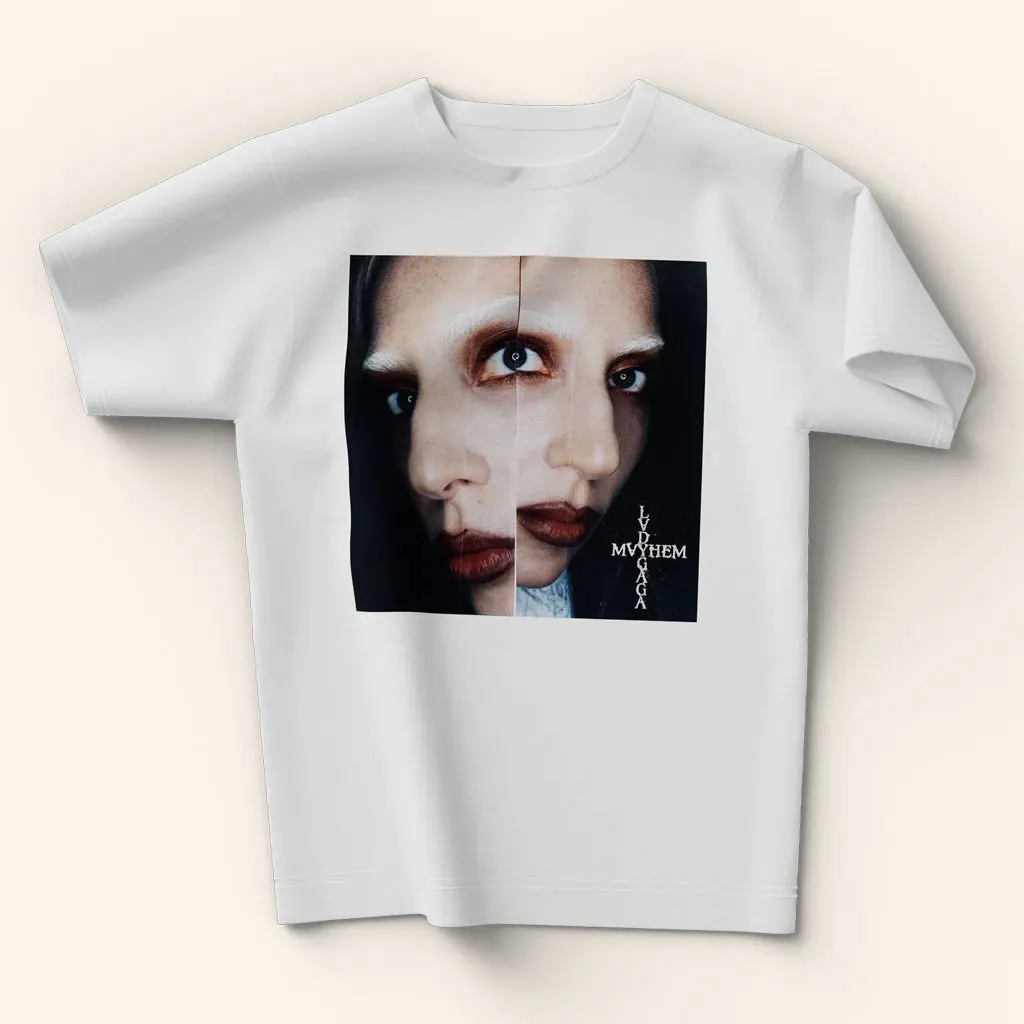 Lady Gaga Mayhem Tour Merch 2025 Concert Shirt Mirrored Photo TShirt Gifts For Daughter