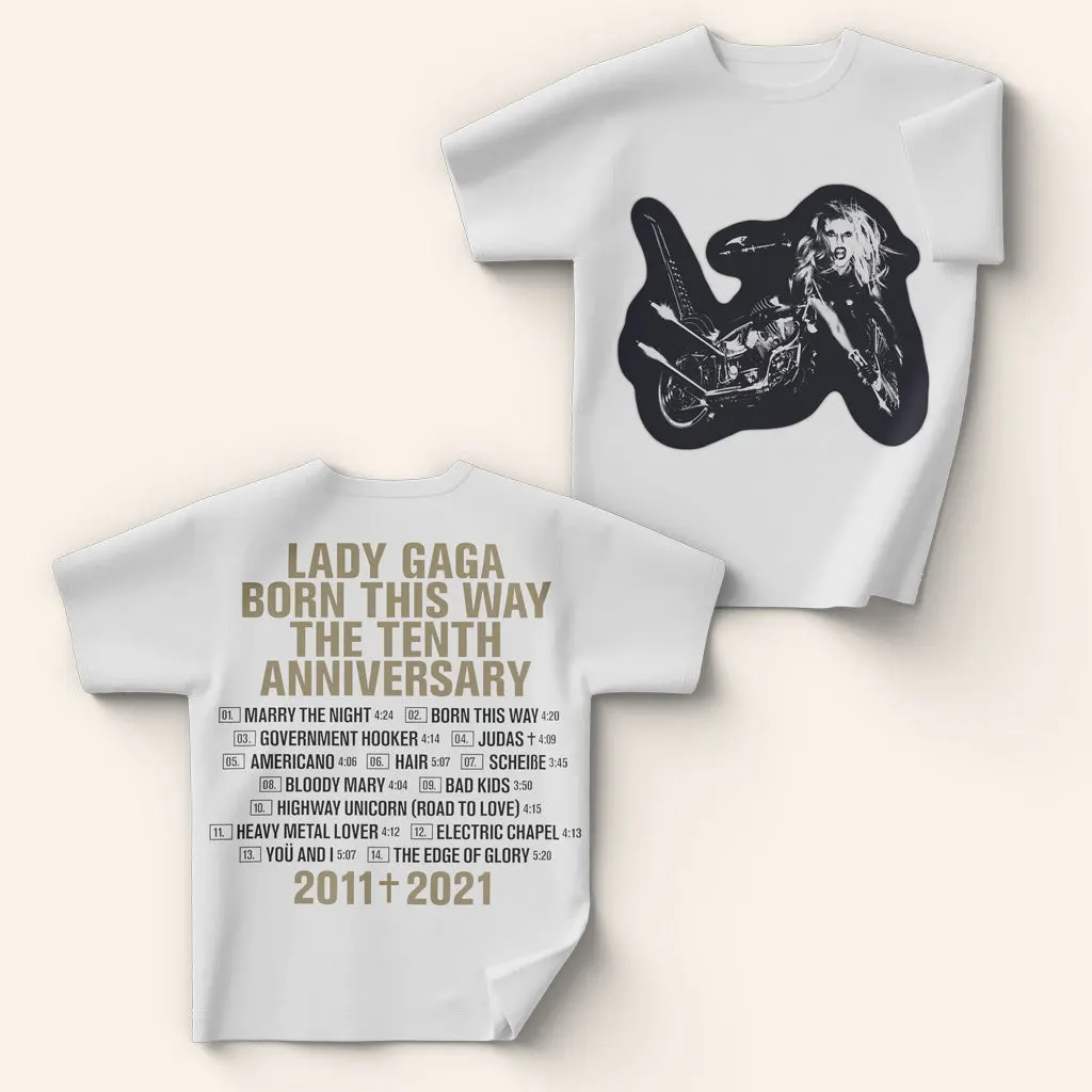 Lady Gaga Mayhem Tour Merch 2025 Concert Shirt Motorcycle TShirt Gifts For Friends