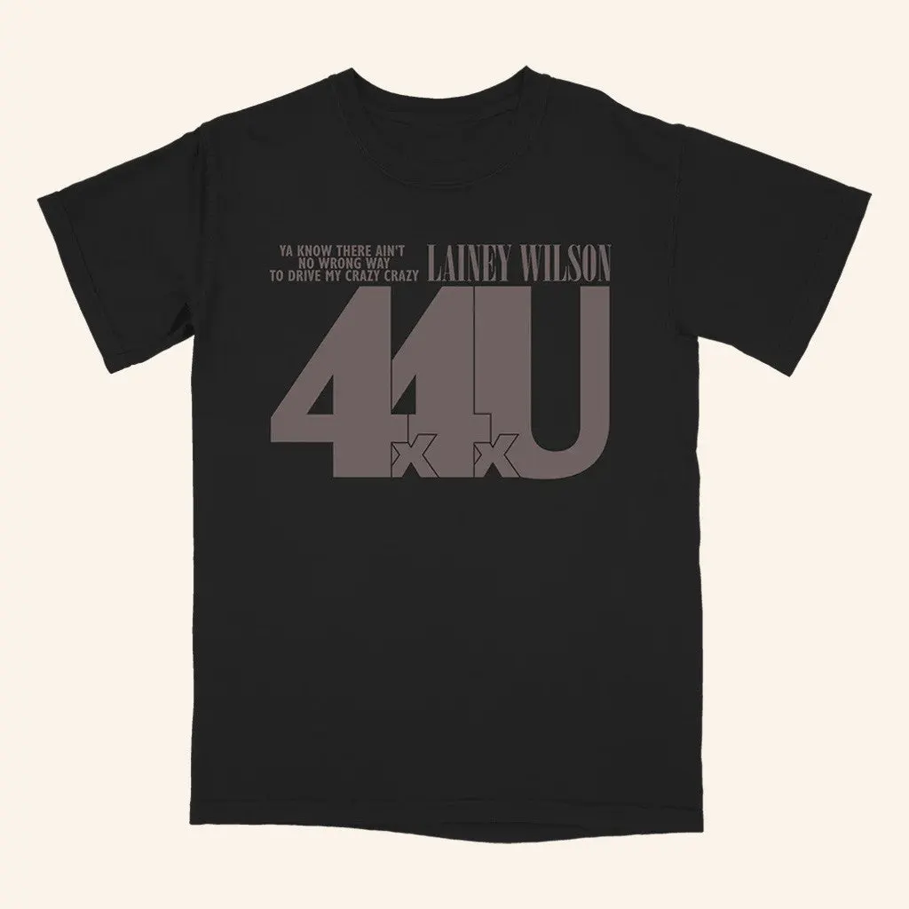 Lainey Wilson Merch Tour 2025 Black 4x4xU TShirt Gifts For Music Lovers