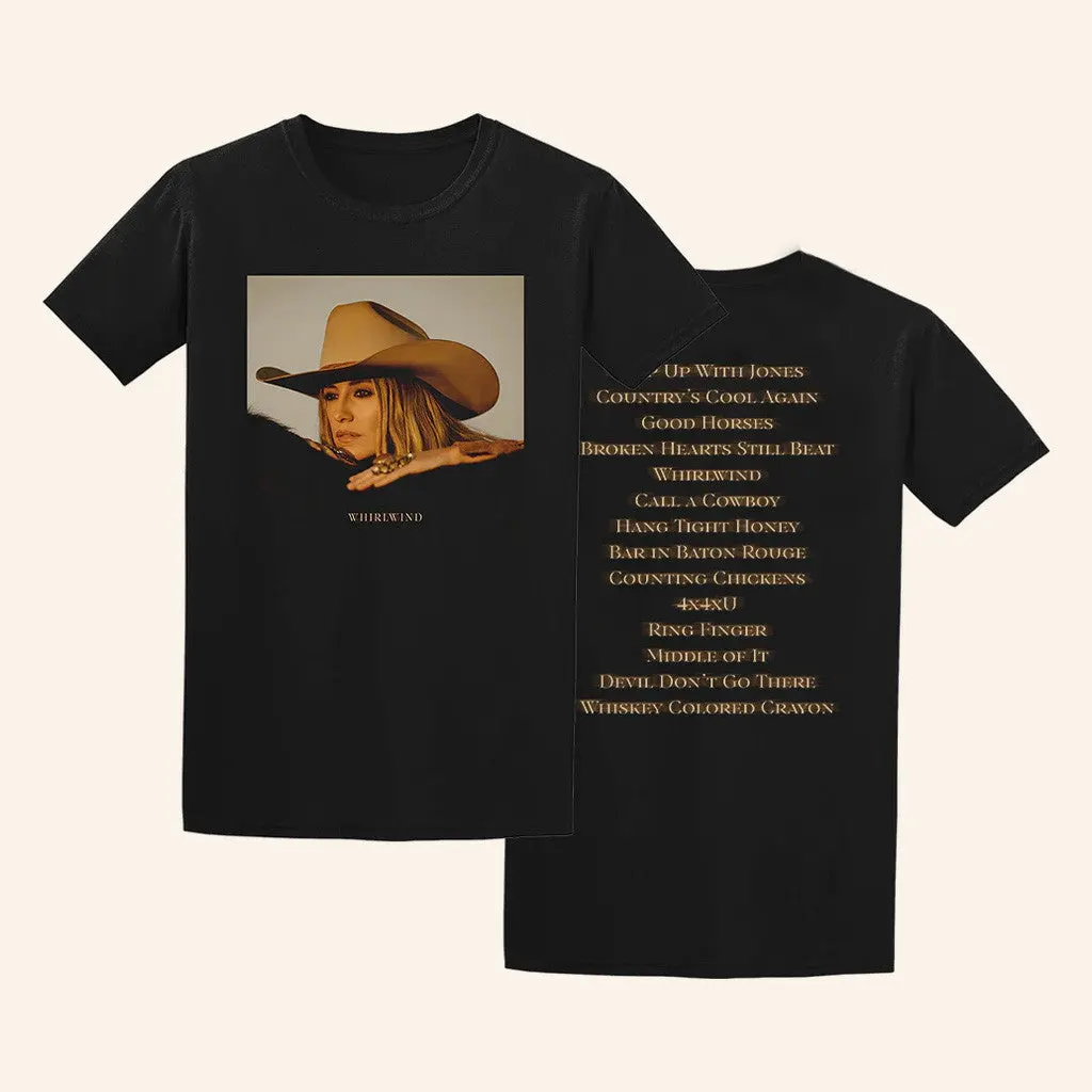 Lainey Wilson Merch Tour 2025 Whirlwind Tracklist TShirt Present For Fans