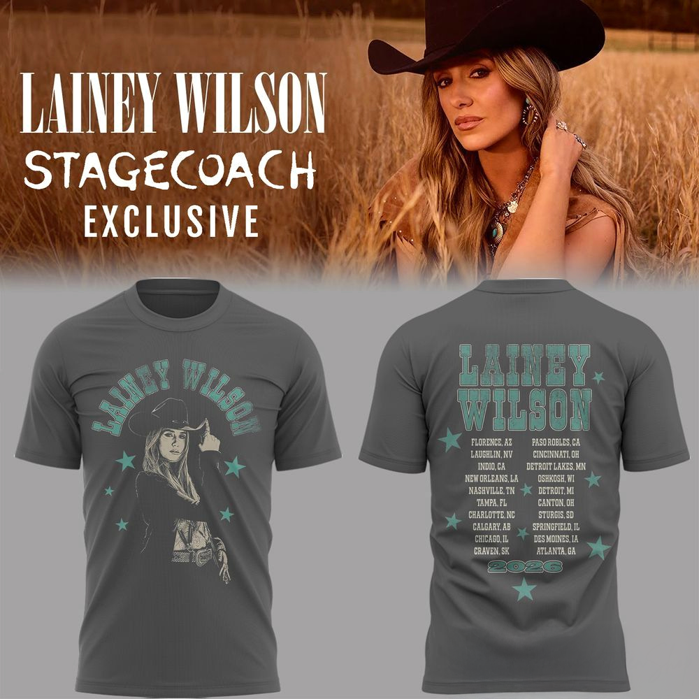 Lainey Wilson Stagecoach Festival 2026 TShirt