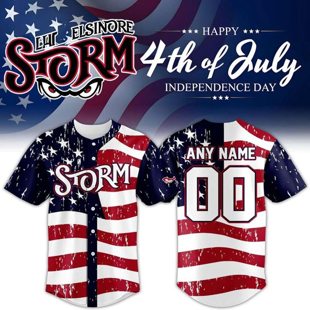 Lake Elsinore Storm 4th Of July 2026 Baseball Jersey Patriotic Baseball Fan Apparel 1 - Unicasport Lake Elsinore Storm 4th Of July 2026 Baseball Jersey Patriotic Baseball Fan Apparel