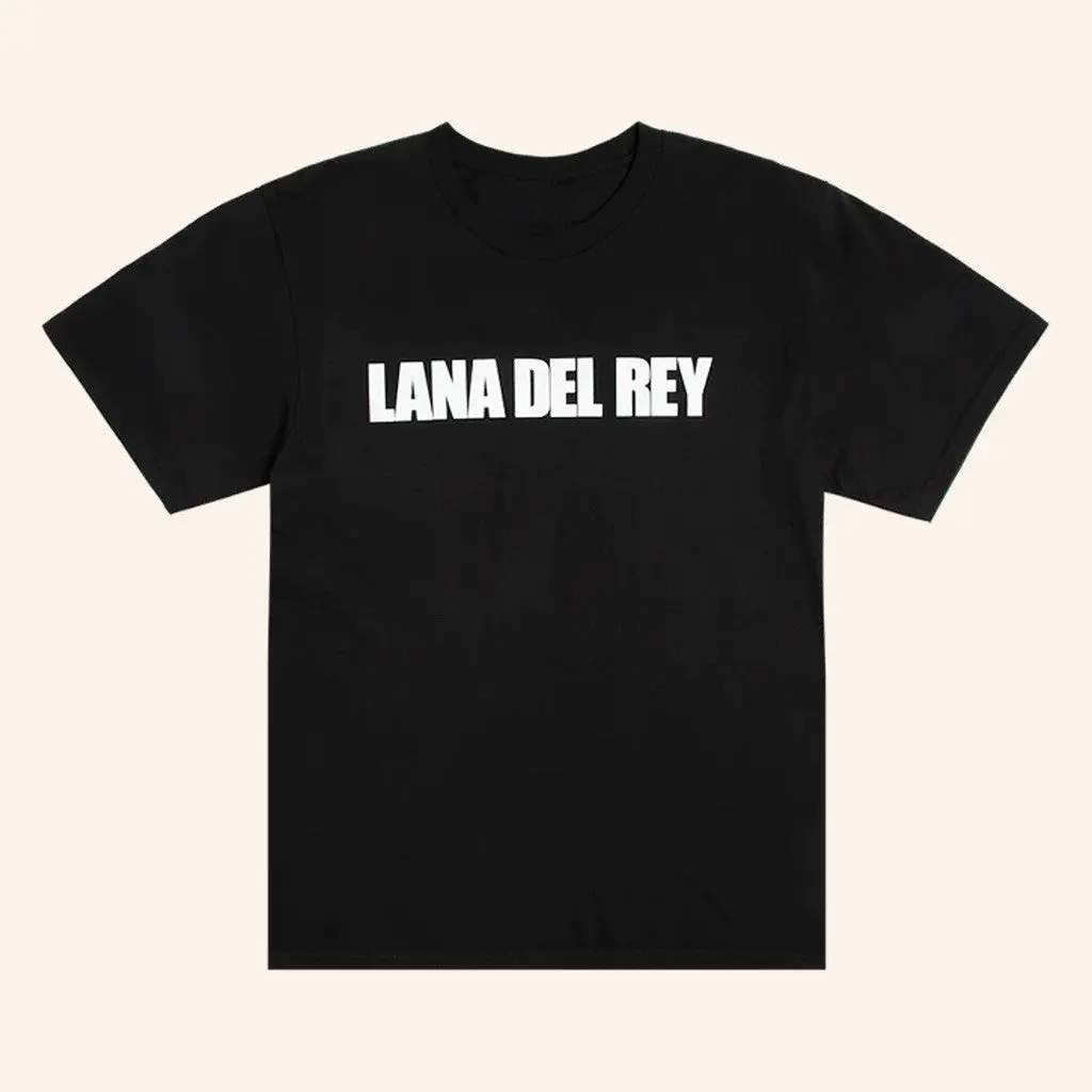 Lana Del Rey Merch Lana Del Rey Logo Black TShirt Gifts For Him