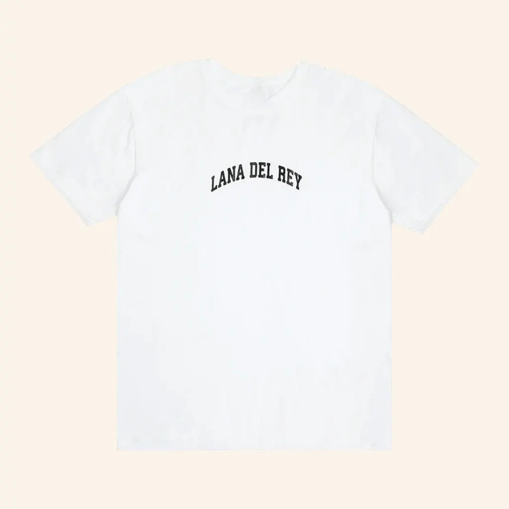 Lana Del Rey Merch Lana Del Rey Logo White TShirt Presents For Friends